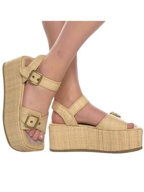 🆕{Coach} Naomi Flatform Sandals